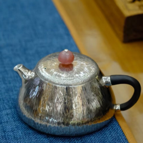 光宝堂石瓢线型纹理手工泡茶壶160ml