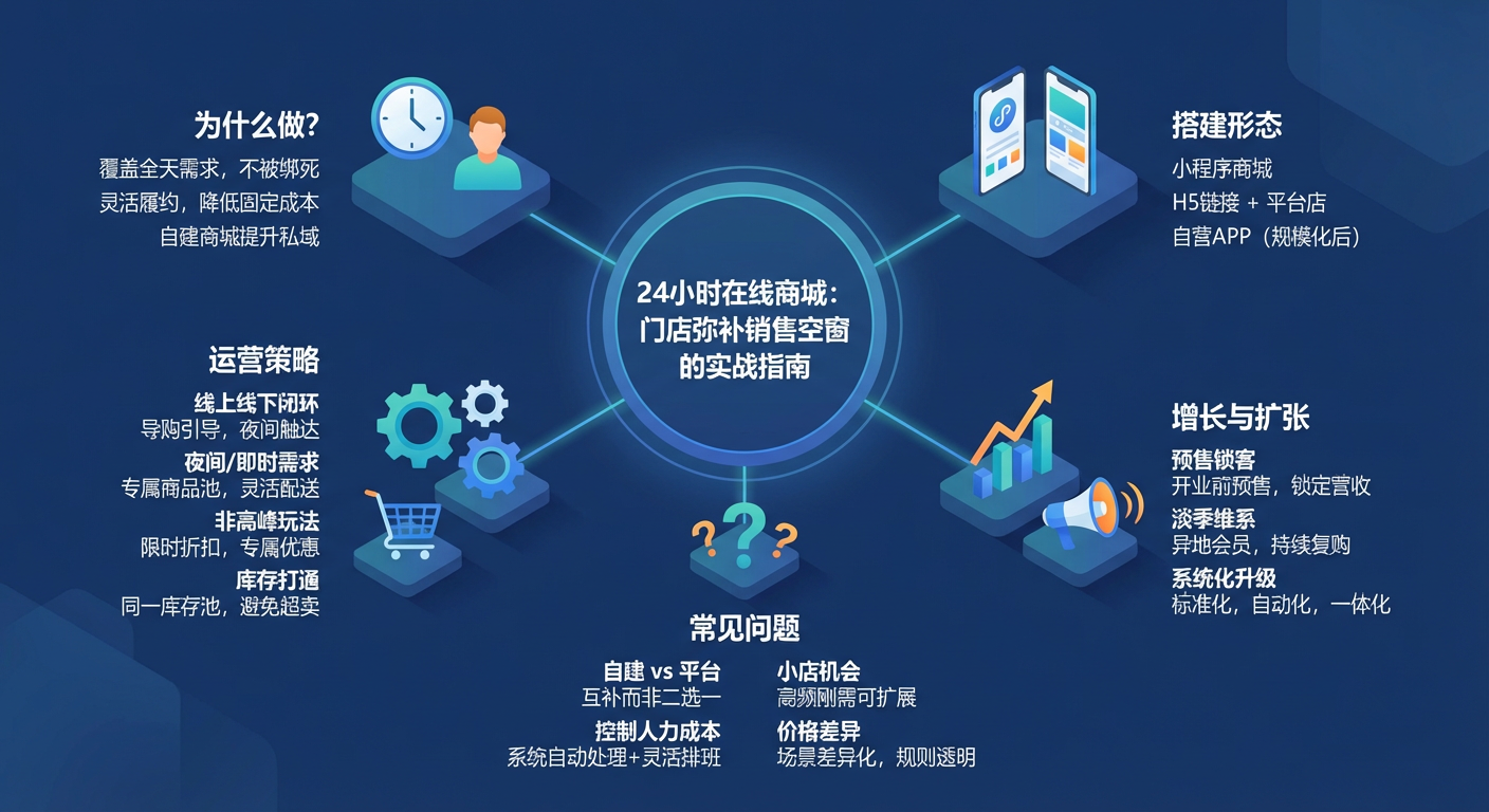 为什么比起延长营业时间，更值得先做24小时在线商城？