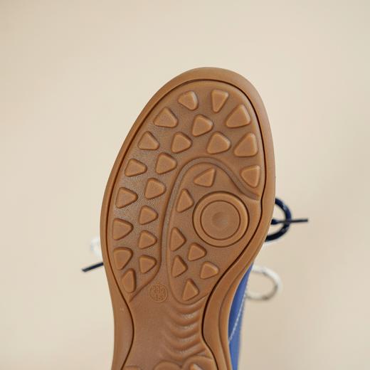 西村名物2026年春季新款拼色复古双鞋带运动鞋德训鞋休闲潮鞋T26AM17671 商品图7