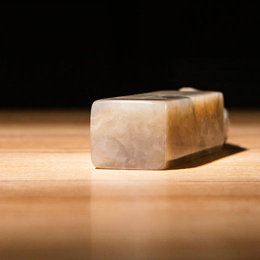 巴林石云水冻老料雕“螭虎”印章 商品图10