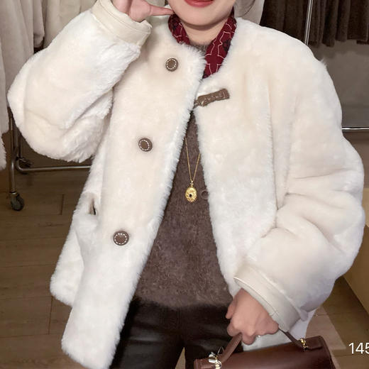 【预售7天】良木礼皮毛一体外套（1451） 商品图3