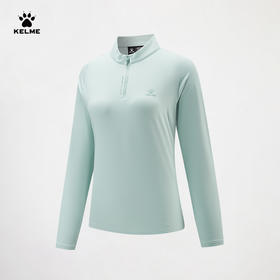 卡尔美重塑燃点系列女士半开襟长袖T恤6613TX2002