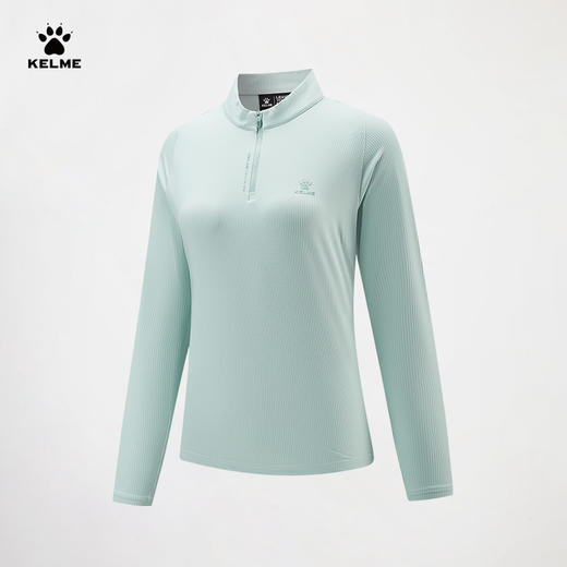 卡尔美重塑燃点系列女士半开襟长袖T恤6613TX2002 商品图0