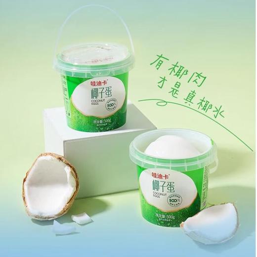 哇迪卡 椰子蛋500g/桶 冷冻椰肉椰子水 商品图4