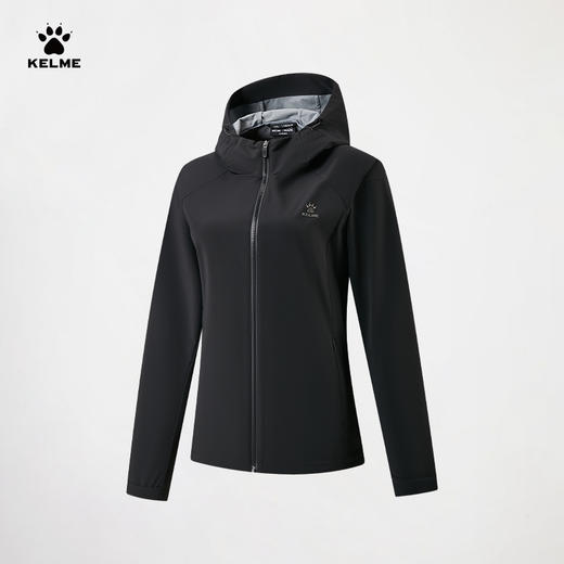 卡尔美重塑燃点系列女士连帽梭织外套6613WT2005 商品图4