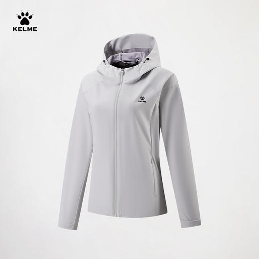 卡尔美重塑燃点系列女士连帽梭织外套6613WT2005 商品图3