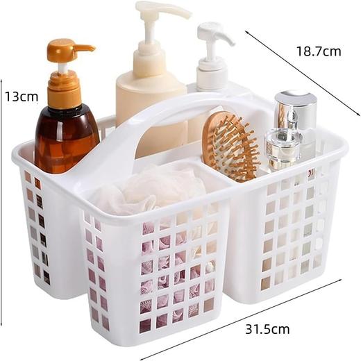 美国沃尔玛 多用途箱式手提收纳篮 多隔层方便整理收纳 厨房浴室收纳篮子 商品图6