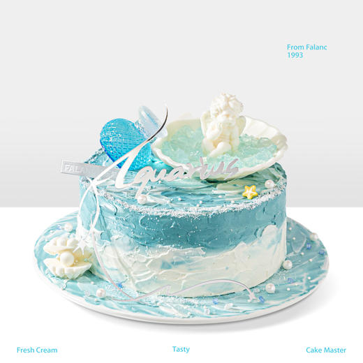 【海洋之心】拥抱属于自己的海洋 慕斯夹心蛋糕 商品图0