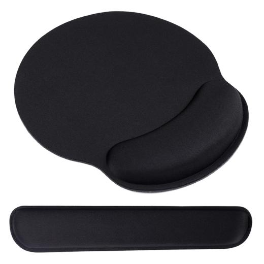 美国 Aelfox 3D加厚 键盘腕托垫和鼠标垫腕托套装 记忆棉材质 X002N7ZGBR 商品图7