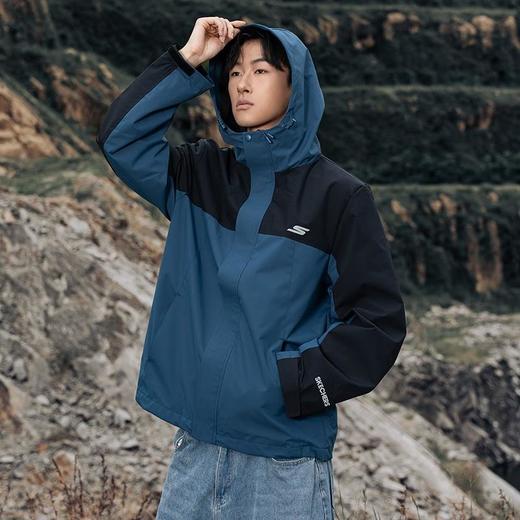 Skechers斯凯奇 男梭织夹克 P425M213-05CT 商品图3