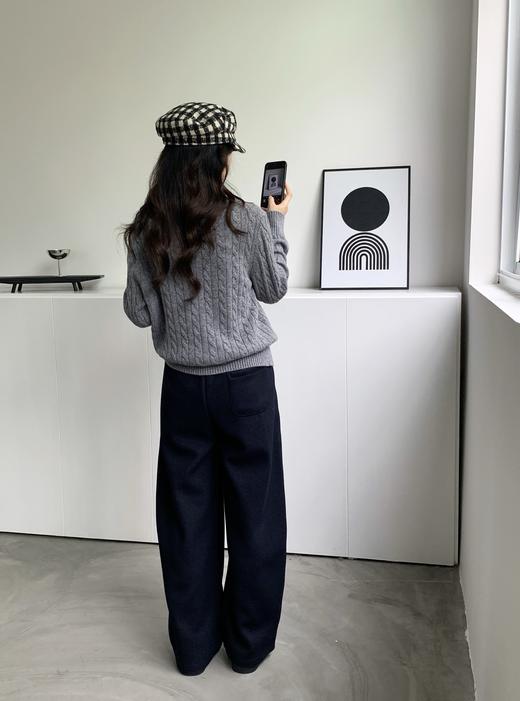 加绒加厚醋酸羊毛弯刀牛仔裤&阔腿裤，一条过冬！ 商品图4