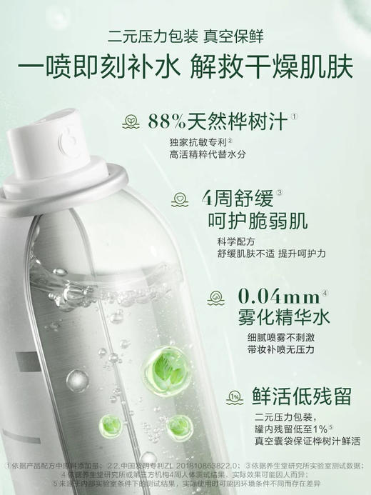 养生堂天然桦树汁补水保湿喷雾100ml 商品图1