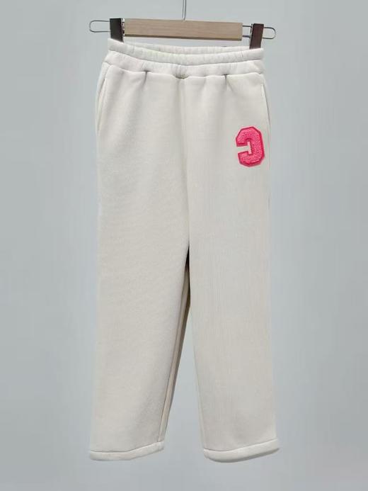 女王节抢购价-不支持退【自营】样衣清仓【加绒】女童加绒牛奶绒卫裤-喜出 商品图1