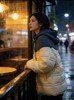 女王节抢购价-不支持退【自营】一码一物，可溯源！【羽绒服】（赠送披肩帽）韩系泡芙白鸭绒中长羽绒服-喜出 商品缩略图5