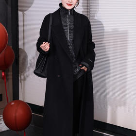 【特价不退换】【预售7天】良木礼牦牛绒大衣（围巾）（D8201）