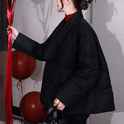 【预售7天】良木礼交叠领鹅绒服（3456） 商品图2