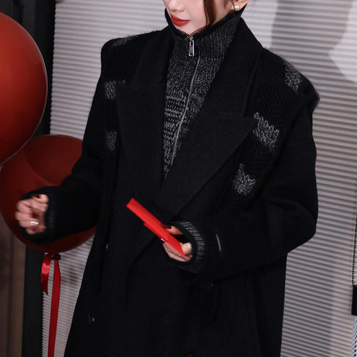 【特价不退换】【预售7天】良木礼牦牛绒大衣（围巾）（D8201） 商品图6