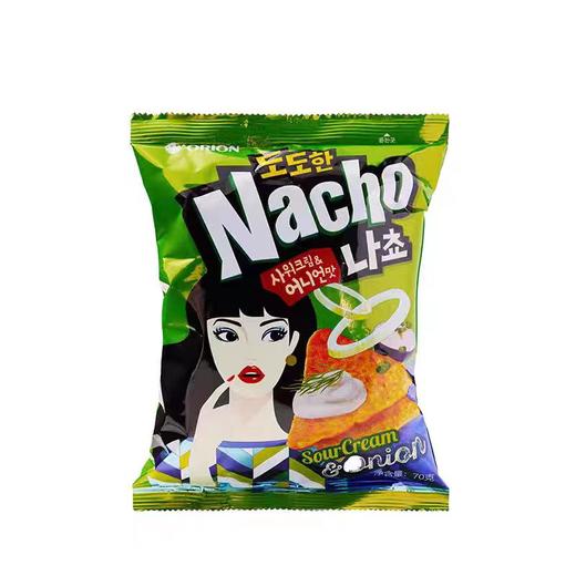好丽友玉米片洋葱味나쵸어니언맛70g 商品图0