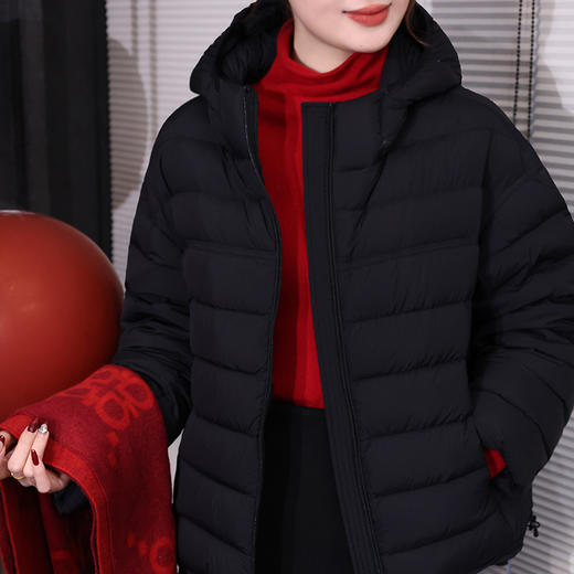 【特价不退换】【预售7天】良木礼连帽短款羽绒服（2456） 商品图0