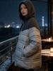 女王节抢购价-不支持退【自营】一码一物，可溯源！【羽绒服】（赠送披肩帽）韩系泡芙白鸭绒中长羽绒服-喜出 商品缩略图6