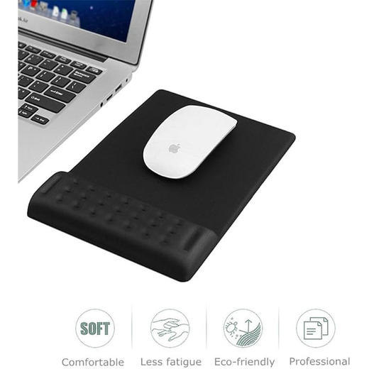 方形鼠标垫23*16cm 带腕托 记忆棉柔软舒适手腕托支撑 商品图8