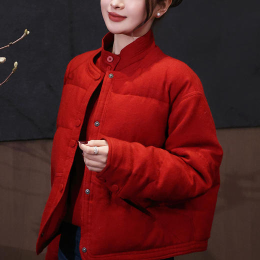 【预售7天】良木礼圆领鹅绒外套（3640） 商品图2