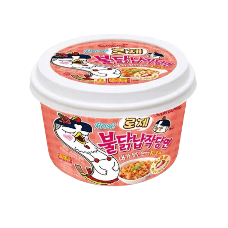 三养 奶油玫瑰炒鸡肉味速食拉面169.4g삼양 로제불닭납작당면169.4g