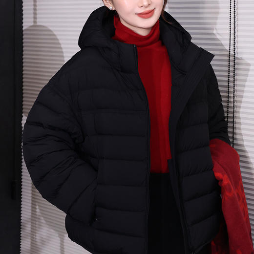 【特价不退换】【预售7天】良木礼连帽短款羽绒服（2456） 商品图3