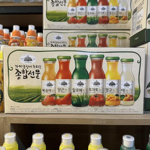 熊津 GAYA农场综合瓶装饮料礼盒装180ml*12 웅진 가야농장종합세트병180ml*12 商品图0