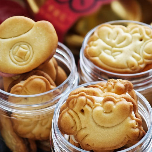 新年牛轧饼干（1.5元/个；图案随机）最佳赏味期25天 商品图2