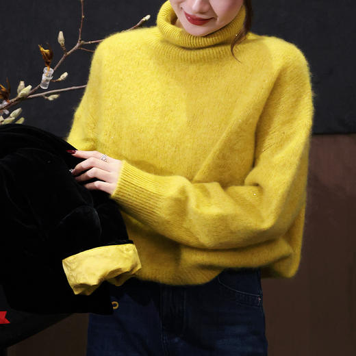 【特价不退换】【预售7天】良木礼山羊绒高领上衣（3214F） 商品图1