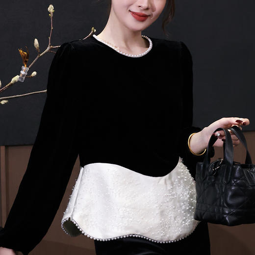 【预售7天】良木礼桑蚕丝上衣（3548） 商品图0