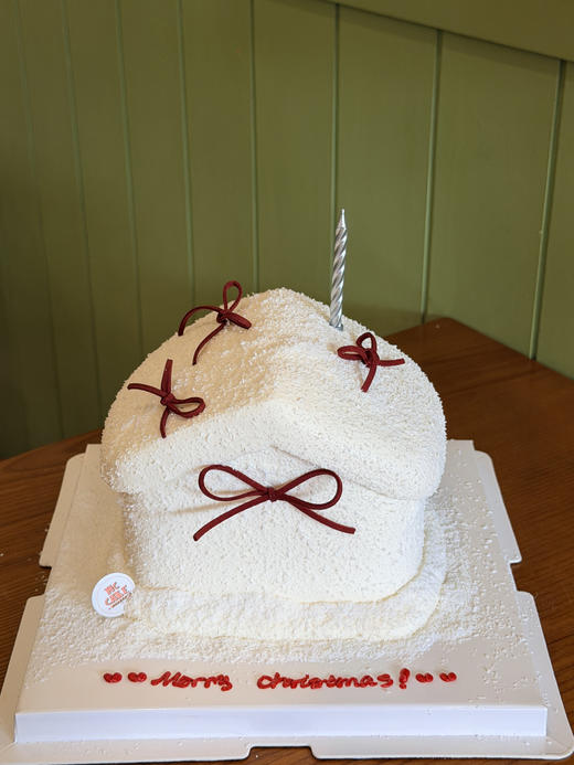 ins风毛茸茸雪屋/房子蛋糕（包含原图蜡烛） 商品图0