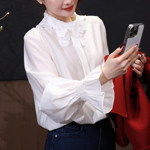 【预售7天】良木礼花边衬衫（3322） 商品图1