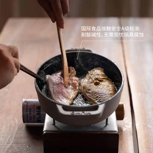 木墨|平均铸铁珐琅鱼锅 商品图4