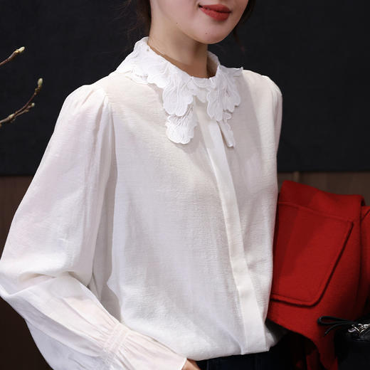 【预售7天】良木礼花边衬衫（3322） 商品图2