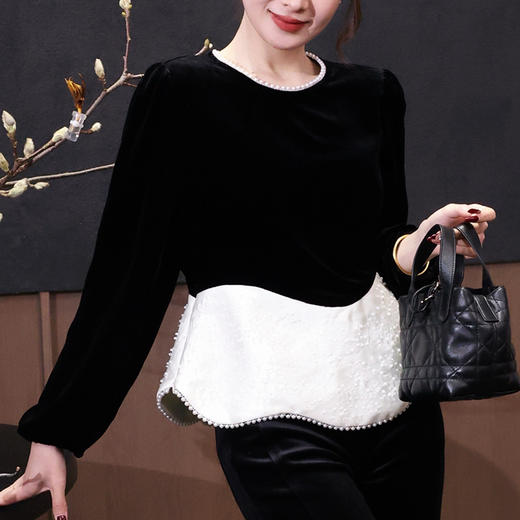 【预售7天】良木礼桑蚕丝上衣（3548） 商品图3