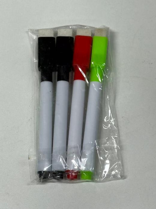 一套【4支】可擦彩色白板笔水性记号笔 画板专用控笔训练写字 商品图2