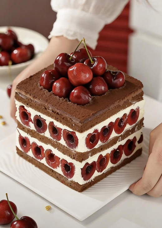 巧克力车厘子裸蛋糕 商品图1