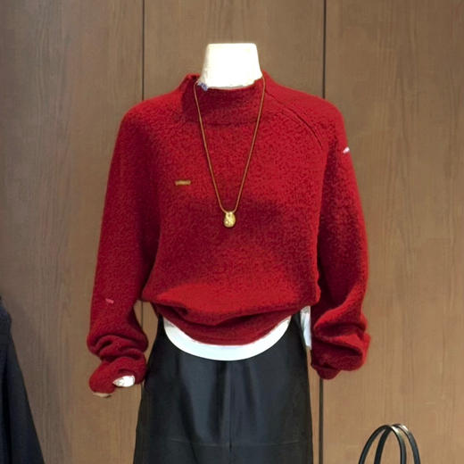 【卖完下架】【不退不换】良木礼山羊绒上衣(1318F) 商品图0