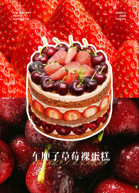 车厘子草莓裸蛋糕