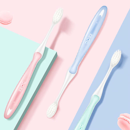 青蛙柔护系列971牙刷(套装)QT971（下单请备注绿紫或蓝粉颜色，无备注随机发） 商品图4