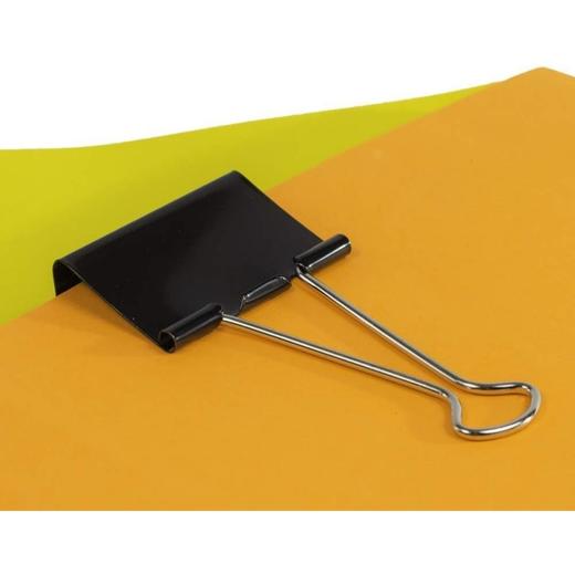 Aelfox 96个黑色金属长尾夹套装 五种尺寸 适合家庭、学校和办公的用品 商品图5