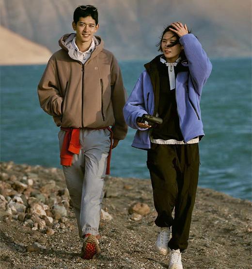 小树家KL可隆两面穿抓绒外套情侣款，全新配色短款 商品图1