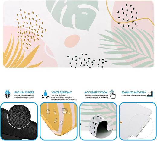 iCasso （阳光）三合一键盘鼠标人体工程学腕托桌面垫套装 X003E7Y79H 商品图6