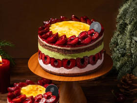 【车厘子烤布蕾】颜值与美味双在线-车厘子生日蛋糕