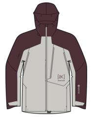 26/27BURTON雪服M AK GORE CYCLC JKT CHINCHILLA GRAY 商品图0