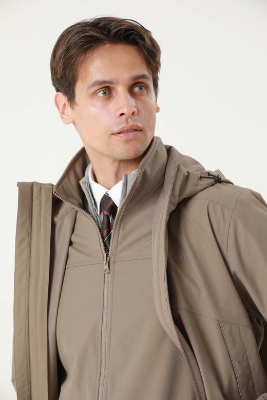 三合一户外冲锋衣320D—驼色 商品图4