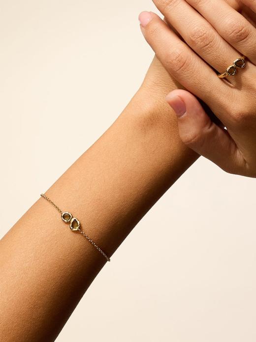 北京仓｜Agapee-LYSIA-金色 水滴 手链［法国设计师］ 商品图1