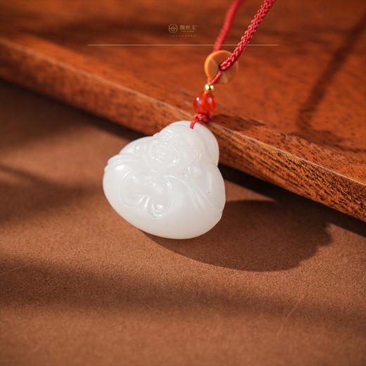 【福熙】羊脂白玉抱抱佛 商品图5